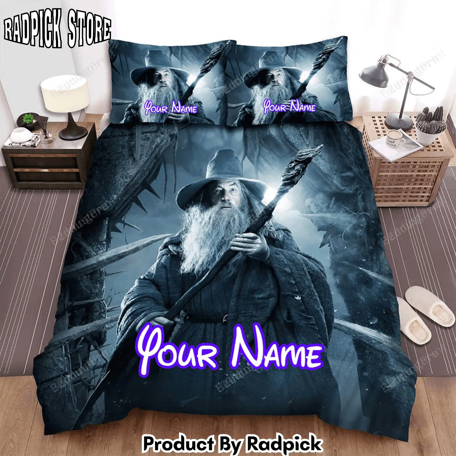 Radpick the hobbit the desolation of smaug movie thorn wall photo bed sheets duvet cover personalized name bedding sets rp3271229